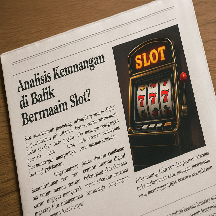 Analisis Kemenangan di Balik Bermain Slot?