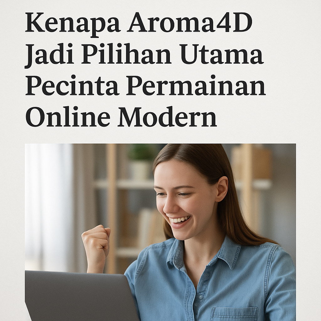 Kenapa Aroma4D Jadi Pilihan Utama Pecinta Permainan Online
