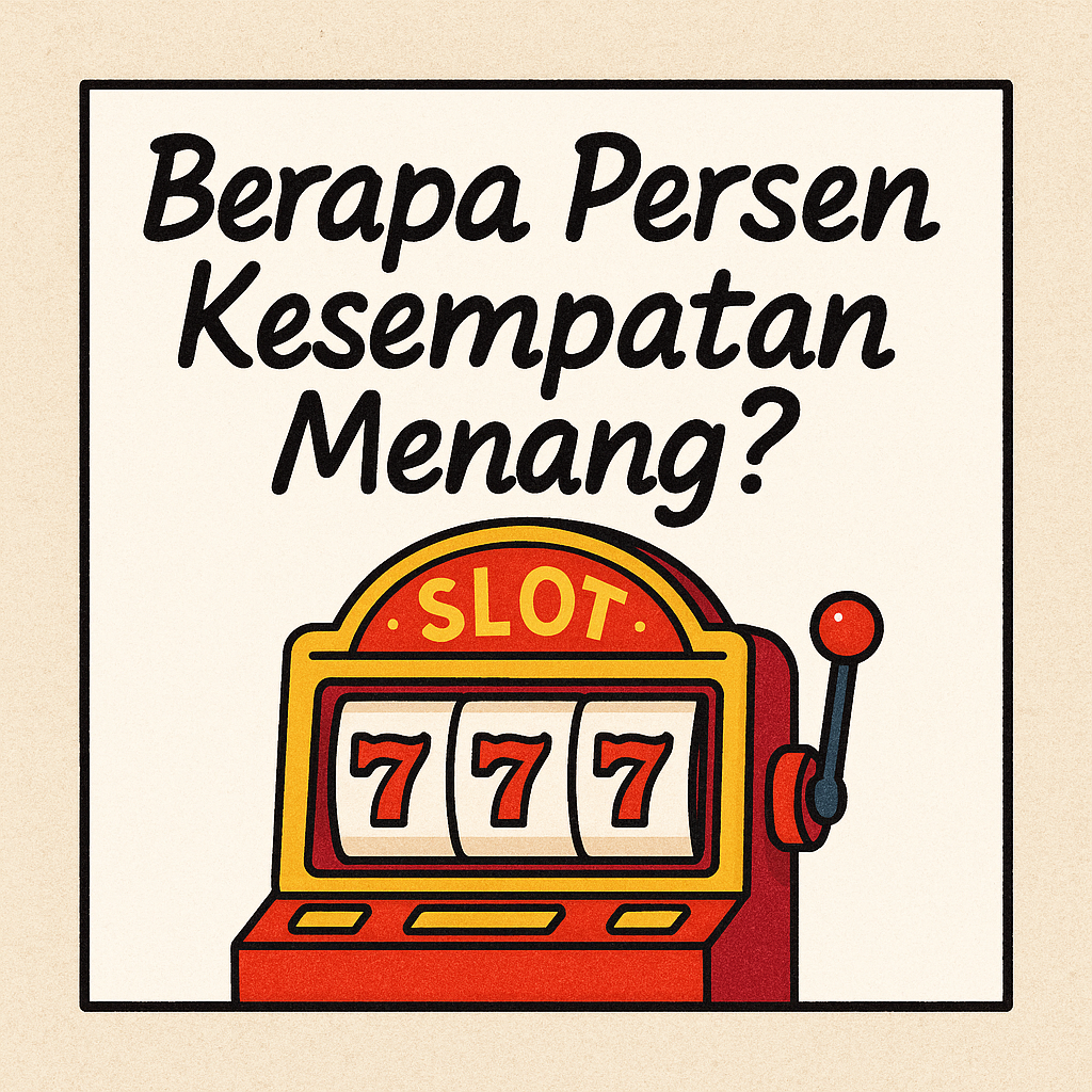 Berapa Persen Kesempatan Menang Dalam Bermain Slot Online?